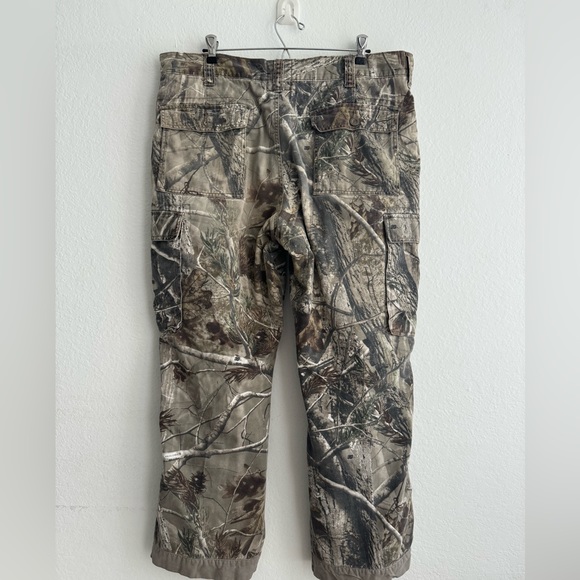 REALTREE AP REDHEAD Camo Cargo Pants Sz W40 L32 Hunting Field Trousers Pants - Picture 2 of 16